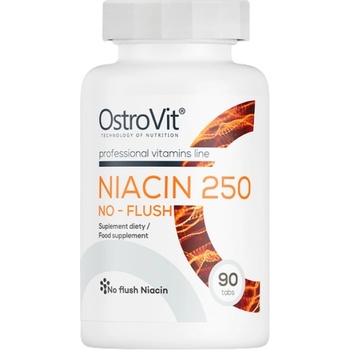 Image 1 of OstroVit Niacin 250 | No-Flush [90 Таблетки]