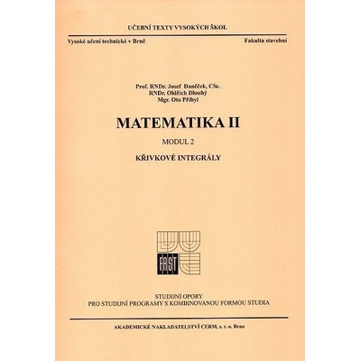 Matematika II. - Modul 2. Křivkové integrály - Heureka.cz
