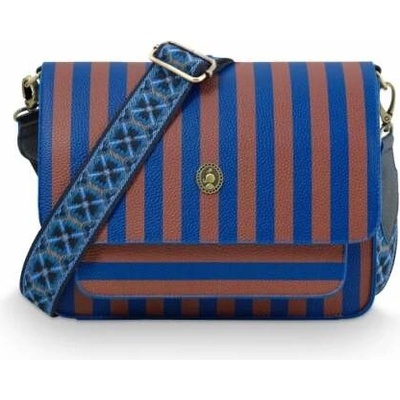 Pip Studio Fenna Stripe Cross Body kabelka modrá