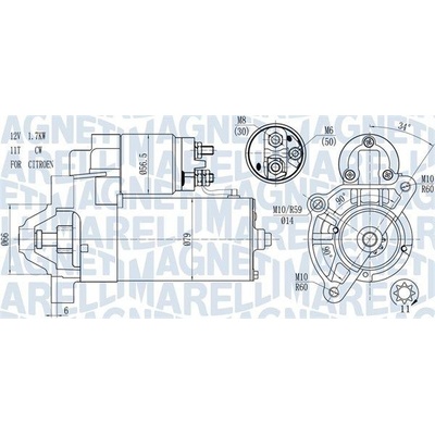 Štartér MAGNETI MARELLI 063721177010