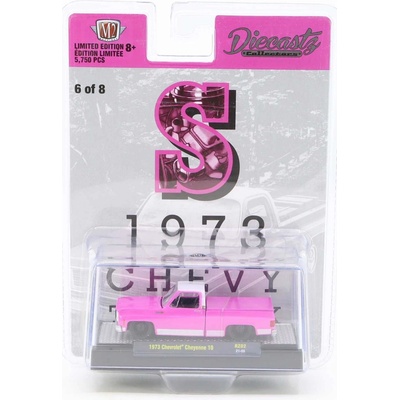 M2 Machines Chevrolet Cheyenne 10 Pick Up růžová 1:64