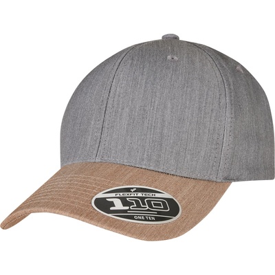 Urban Classics Шапка с козирка 110 Melange Mix Cap grey/khaki one sizeUB-110MM-04263 - Сив, размер one size