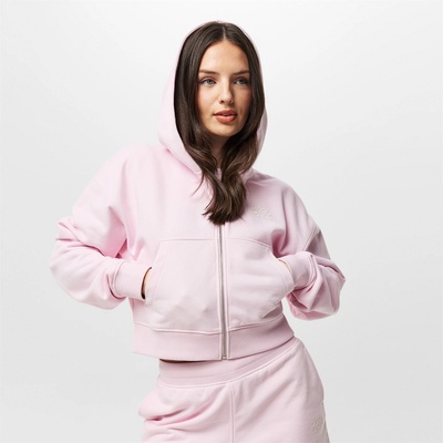 Jack Wills Суичър Jack Wills Women's Zip-Through Hoodie - Pink