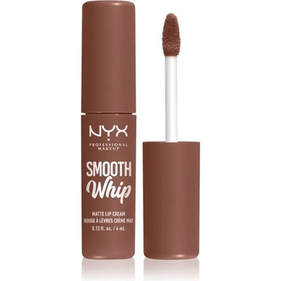 NYX Cosmetics Smooth Whip Matte Lip Cream кадифено червило с изглаждащ ефект цвят 24 Memory Foam 4ml