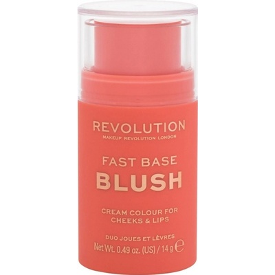 Makeup Revolution London Fast Base Blush tvářenka Peach 14 g