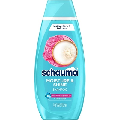 Schauma Moisture & Shine šampon pivoňka 400 ml