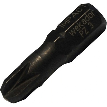 ASW Накрайник бит PZ Pozidriv кръстат ударен, торсионен Wekador - PZ 3, 25 mm, 1/4 inch (1000035997)