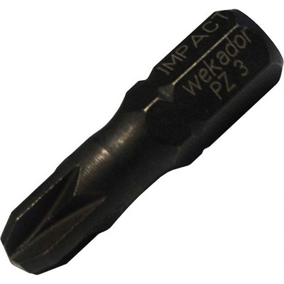 ASW Накрайник бит PZ Pozidriv кръстат ударен, торсионен Wekador - PZ 3, 25 mm, 1/4 inch (1000035997)