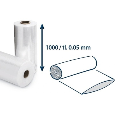 Fólia PE polyetylénová - Hadica š.1000/0,05