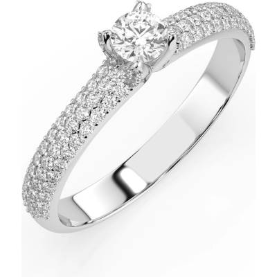 Cara Diamanti Пръстен Cara Diamanti Златeн С Диаманти K101-10023W (K101-10023W)