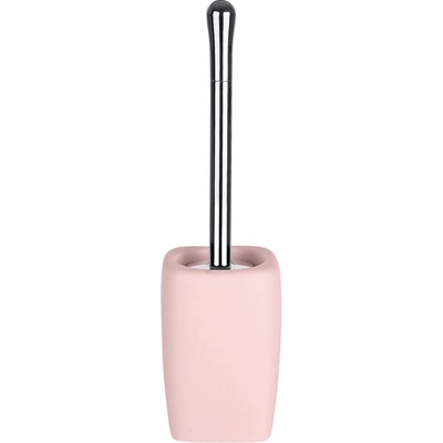Spirella WC štětka RETRO s pastelově růžovou keramickou nádobou 10 21222