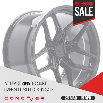 Concaver CVR5 8x20 BLANK ET20-40 matt black