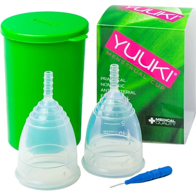Yuuki MIX dva väčšie menštruačné kalíšky Soft + Classic 2 ks
