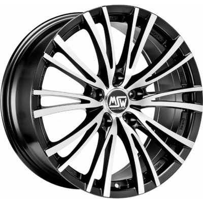 MSW 20 8x18 5x112 ET35 matt black polished