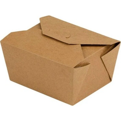 Intertan SA Kraftový food box obdĺžnik so zatváraním 11 x 9 x 6,4 cm, 800 ml 50