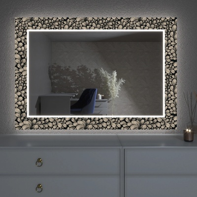 Artalo LED zrcadlo s dekorem D9 50 x 50 cm