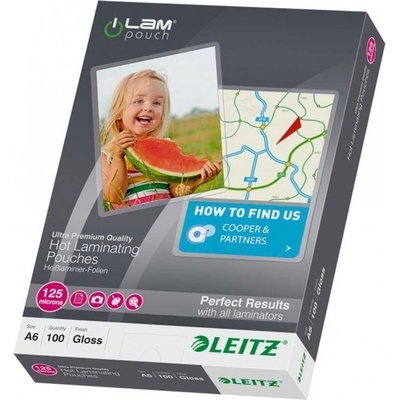 LEITZ Laminovacie fólie Leitz A6, 125 mic
