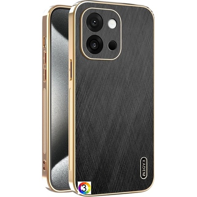 OnePlus 13s 5G / OnePlus 13T 5G KADEM Electroplating Silk Texture PU + TPU Калъф и Протектор