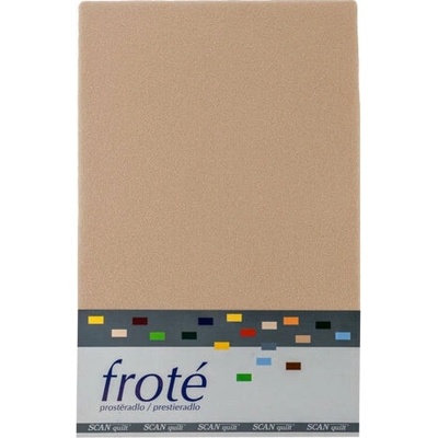 Scanquilt Prestieradlo froté orechové 160x200