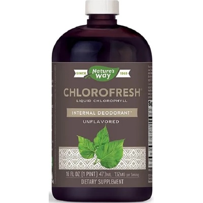 Nature's Way Chlorofresh Liquid Chlorophyll, неовкусен, 473 ml, Nature’s Way (3502)