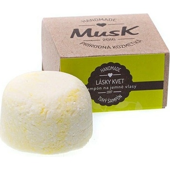 MusK tuhý šampon pro jemné vlasy Láskykvět 40 g