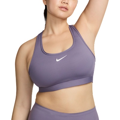 Nike Сутиен Nike W NK SWSH MED SPT BRA Лилав Velikost XS