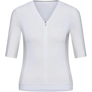 POC Дамска фланелка с къс ръкав за колоездене POC Women's Raceday S/S Jersey Cycling jersey - Hydrogen White (156-3068-0114)