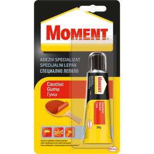 MOMENT Специално лепило за гума Moment Rubber, 30г (30887-А)