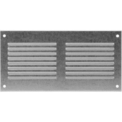 Ventishop KVMp 200 x 100 kovová hranatá větrací mřížka se síťkou pozink. ocel