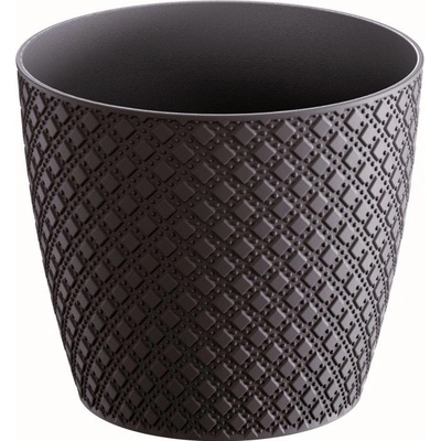 Prosperplast Kvetináč ORIENT antracit 21,8 cm