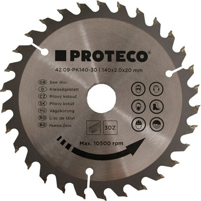 Proteco 09-PK140-30 kotouč pilový SK 140x2.0x20 30z 42.09-PK140-30