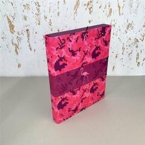 Bee-bee Briefcase Box A4 for rubber band Rose camouflage