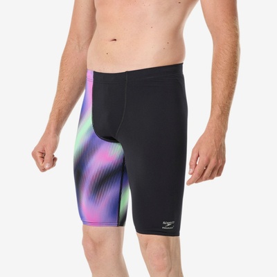 Speedo One Leg Printed Jammer Purple