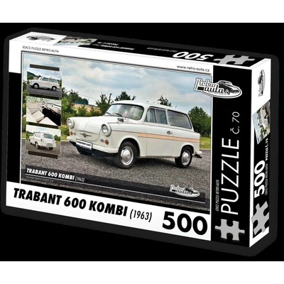 Retro-auta Trabant 600 kombi 1963 500 dílků