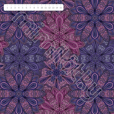 Softshell fialová mandala by MIMI