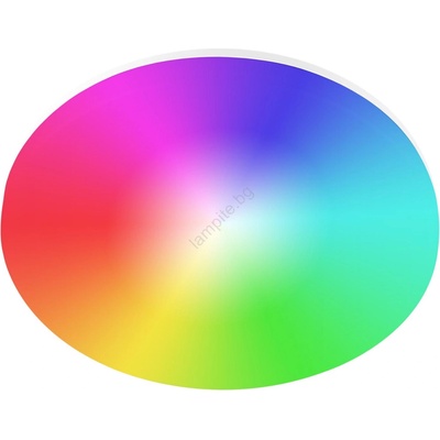 iGET 75020904 - LED RGBW плафон за баня с възможност за димиране LED/24W/230V IP54 бял Wi-Fi (IK0046)