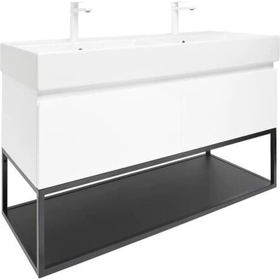 SAT B-Way 119x30x45 cm biela lesk BWAY120WU2BBF