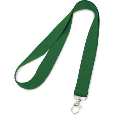 Snúrka na krk 20 mm Green