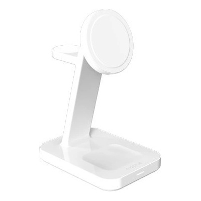 ZAGG mophie Snap+ 3-in-1 Wireless Charge Stand Слушалки, Смартфон, Смарт ръчен часовник Бяла USB Безжично зареждане Бързо зареждане На закрито (401314108)