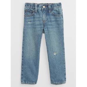 GAP Бебешки дънки Distressed Original Straight GAP GAP | Sin | Момчешки | 12-18 месеца