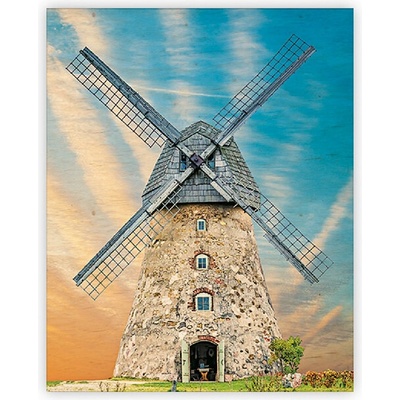 Obraz dřevěný: Windmill, 240 x 300