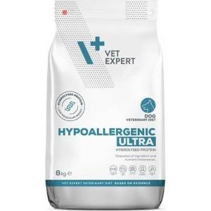 VetExpert Veterinary Diet Hypoallergenic Ultra dog - суха храна за кучета, непоносимост към храни или алергии и при дерматологични заболявания, хидролизиран рибен протеин с високо съдържание на Омега киселини, 