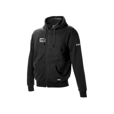 Zone floorball Hood zip WARLORD black
