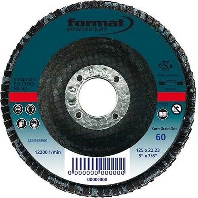 Format Brusný lamelový kotouč 125 mm K80 EDE82790080