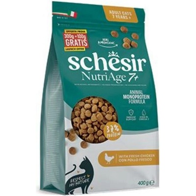 Schesir Cat NutriAge 7+ Animal Monoprotein Formula kuracie mäso 400 g