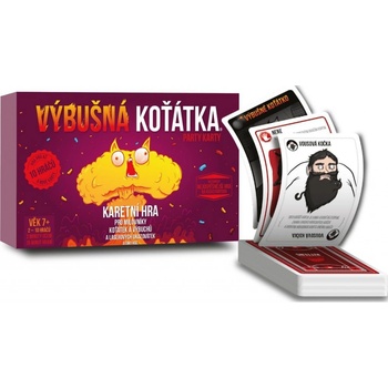 Asmodee Výbušná koťátka: Párty karty