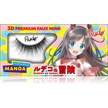 Rude Cosmetics Manga Collection 3D Premium Faux Mink umělé řasy typ Rudeko 2 ks