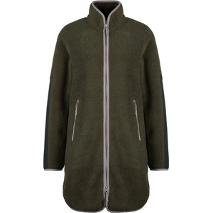 Stoic Дамско поларено яке Stoic Women's NorrvikSt. Pile Fleece Jacket Long Fleece jacket - Deep Brown / Black (105-4455-0212)