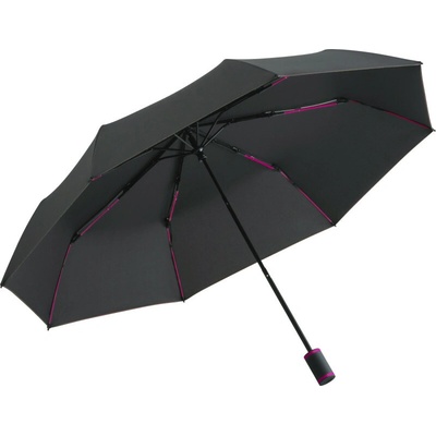 Fare Deštník Fare Mini Style 5084 watersave, skládací COT465084z7999-black/magen UNI Černá/purpurová