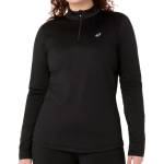 Asics Дамска тениска Asics Women's Asics Core L/S 1/2 Zip Winter Top Running shirt - Performance Black (916-4754-0113)